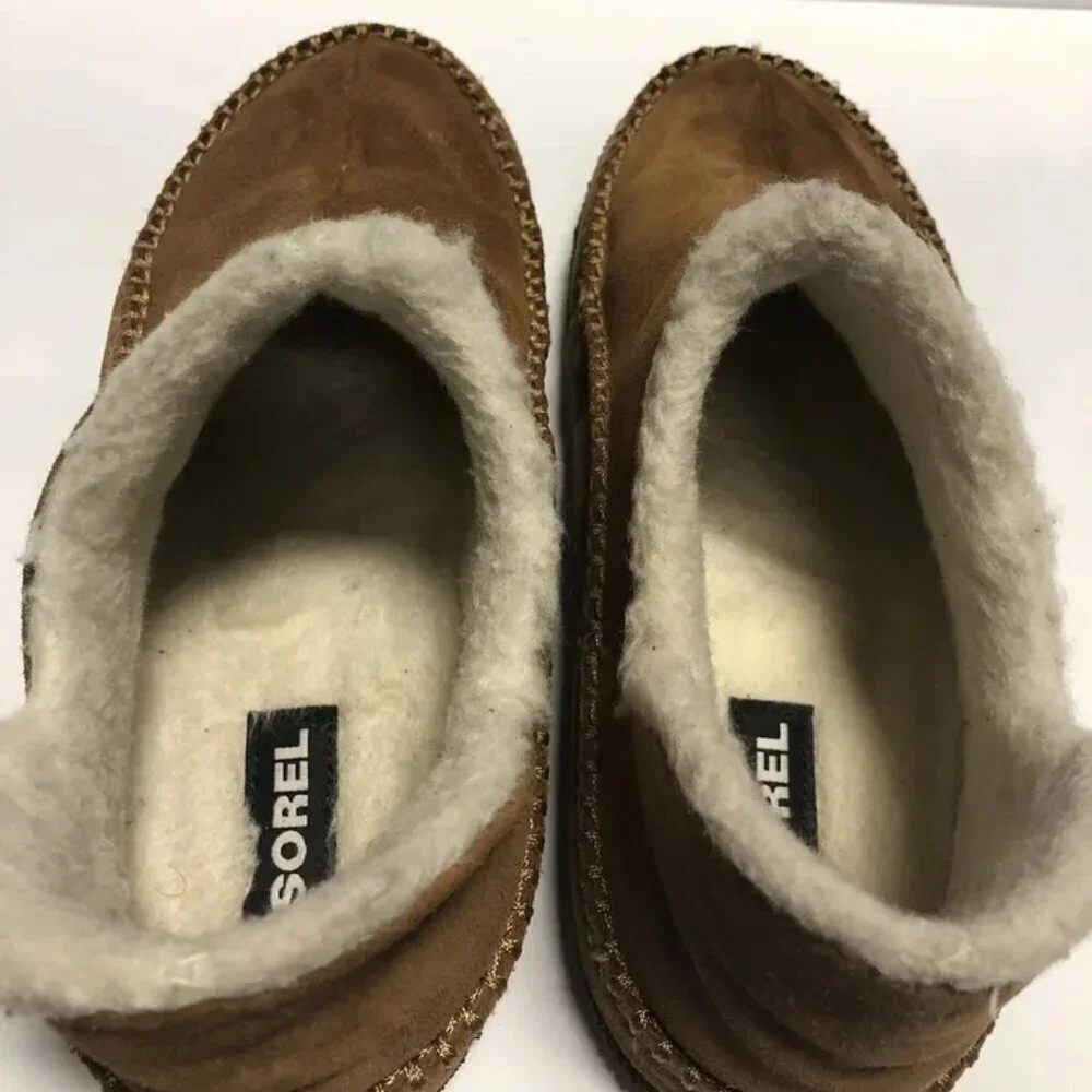 Sorel Men’s Manawan II Brown Slippers, Size 9 M
